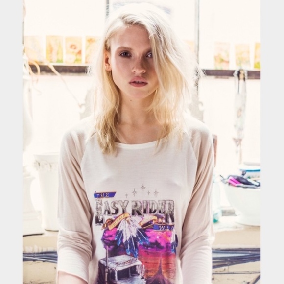 Spell & The Gypsy Collective Easy Rider Raglan Tee - Picture 1 of 4